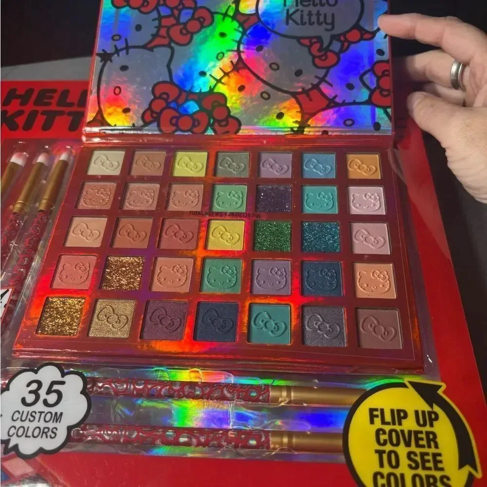 New Hello Kitty 35-color Eyeshadow Pallette NWT